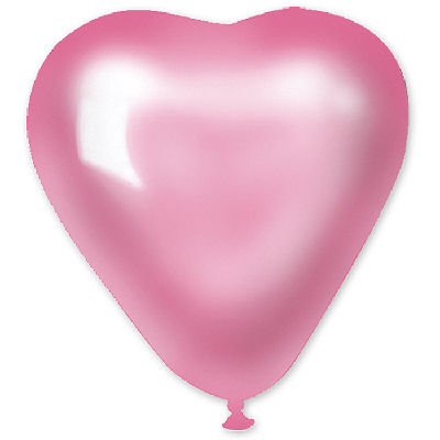 Сердце 16" Металлик Розовое /Ит 1105-0161