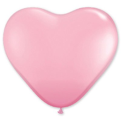 Шар Сердце 06" Стандарт Pink, 15 см 1105-0224