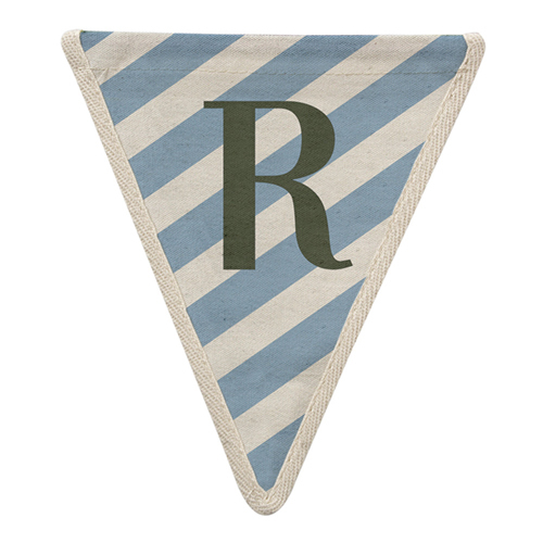 Флажок в голубую полоску по диагонали R 115210