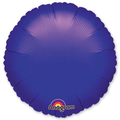 Шарик 18" круг металлик Purple 1204-0015