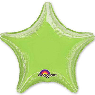 Шарик 19" звезда металлик Lime Green 1204-0044