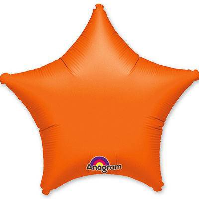 Шарик 19" звезда металлик Orange 1204-0048