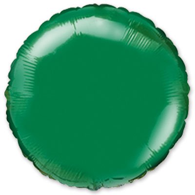 Шарик 18" круг металлик Green 1204-0091