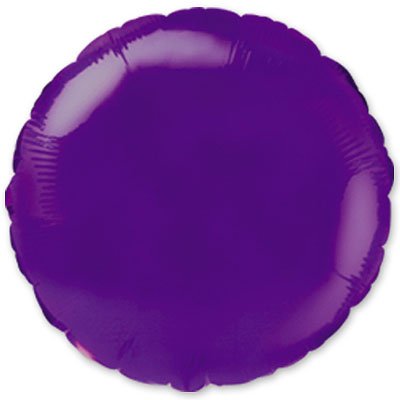 Шарик 18" круг металлик Violet 1204-0095