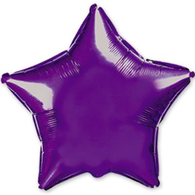 Шарик 32" звезда металлик Violet 1204-0110