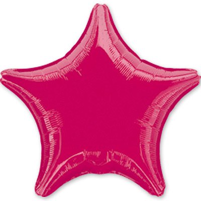 Шарик 19" звезда металлик Burgund 1204-0224