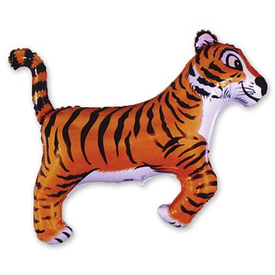 Мини Фигура Тигр черные полоски 1206-0149