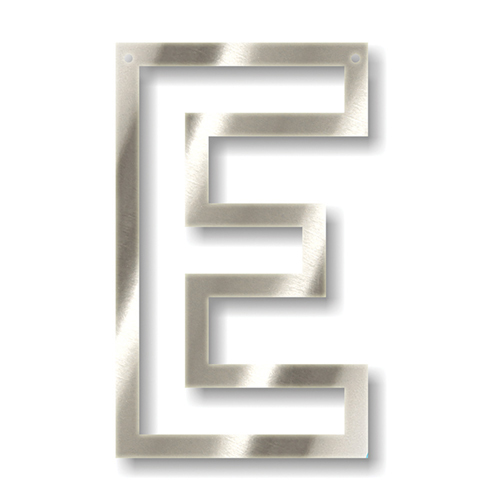 Акриловая подвеска для растяжки E, серебро 135847