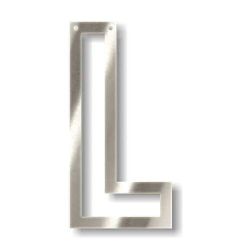 Акриловая подвеска для растяжки L, серебро 136009
