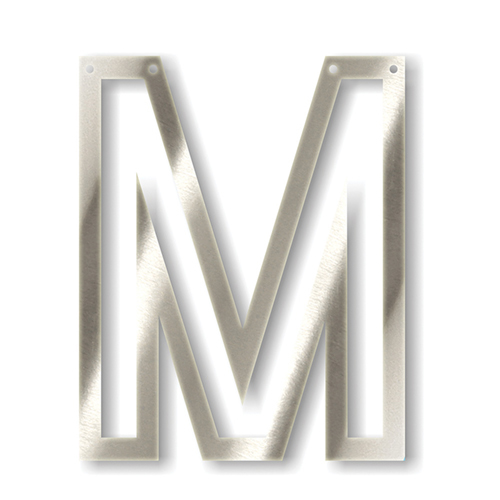 Акриловая подвеска для растяжки M, серебро 136027