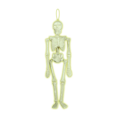 Скелет, светящийся в темноте, пластик 1501-4157