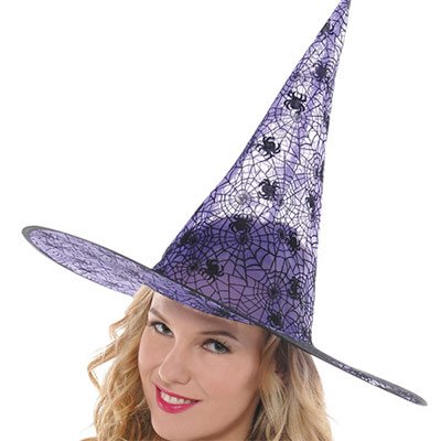 Шляпа HWN Ведьма Паутина фиолетовая 1501-4431