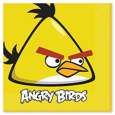Салфетка Angry Birds, 33 см, 16 штук 1502-1112