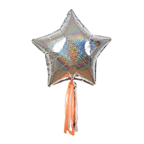 Воздушные шары "Звезды", серебро 151741