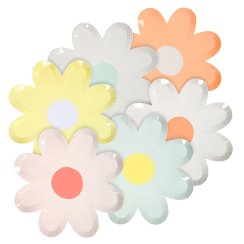 Тарелки "Цветочек и листик", разноцветные 168157
