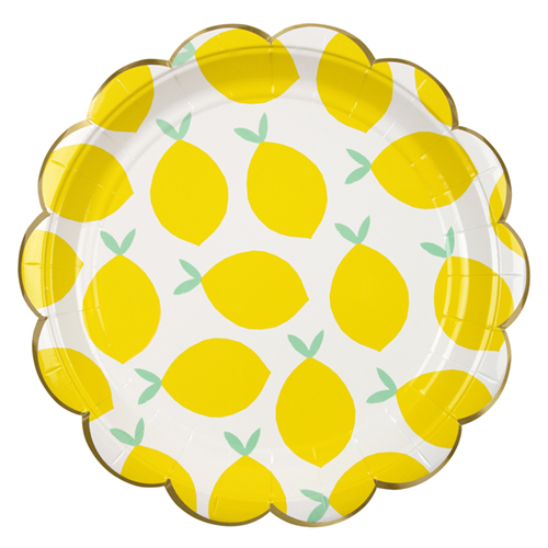 Тарелки "Лимоны", большие, 8 шт. 174313