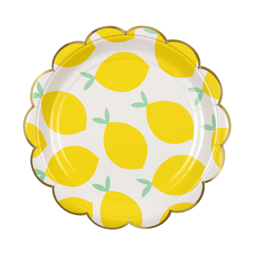 Тарелки "Лимоны", маленькие, 8 шт. 174358
