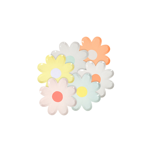 Тарелки для канапе "Цветок", разноцветные 174610